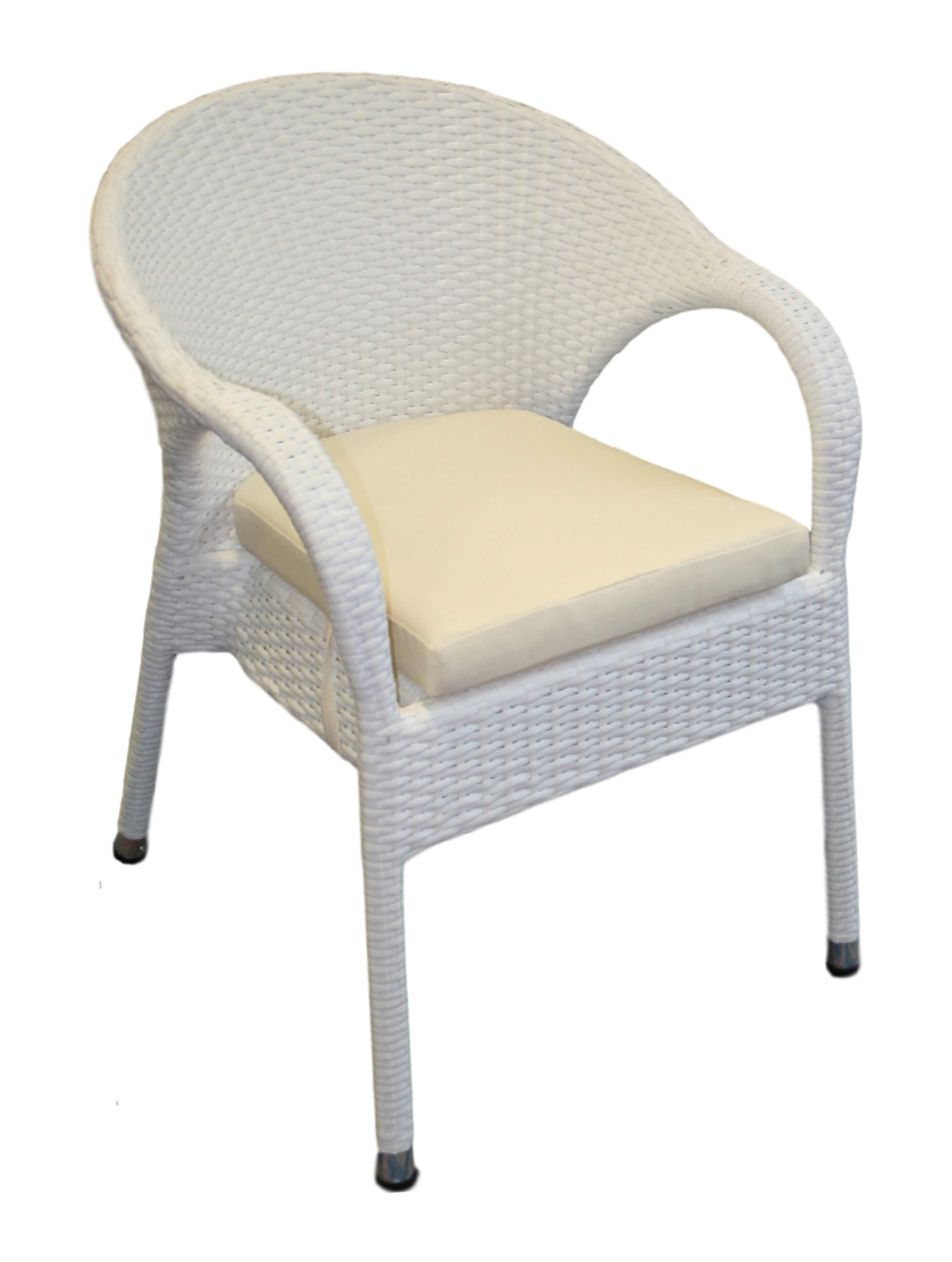 Alu-Rattan Sessel Rondo