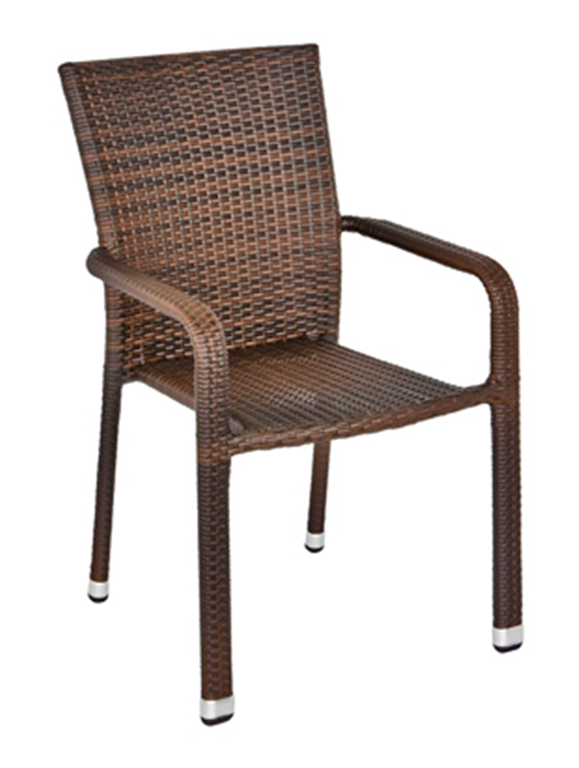modus-brown Alu-Rattan Stuhl MODUS Brown