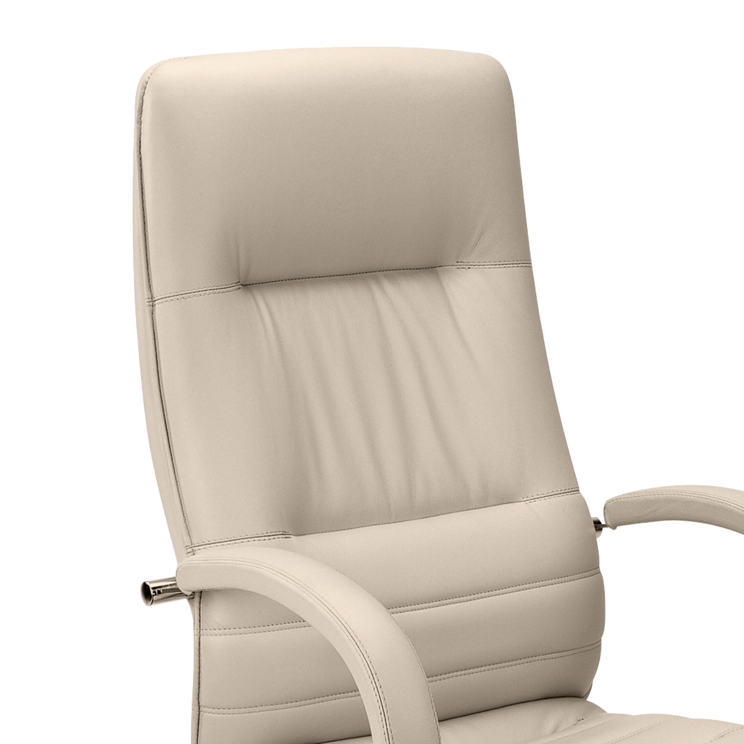 BÜRODREHSTUHL LINEA. CHEFSESSEL Echtleder in anthrazit