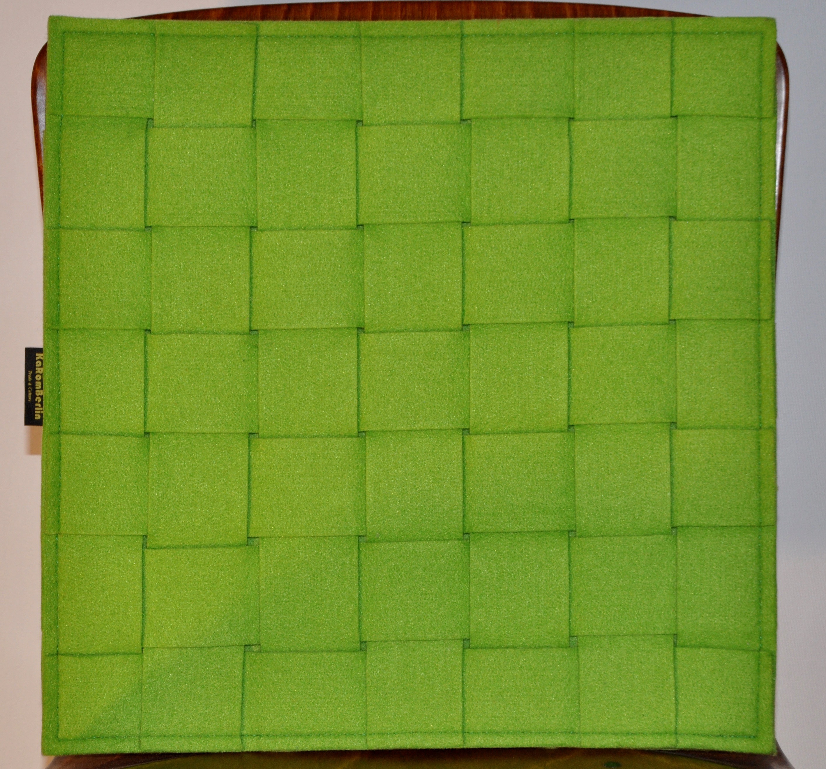 Sitzkissen Geflecht 32x32 cm aus Filz