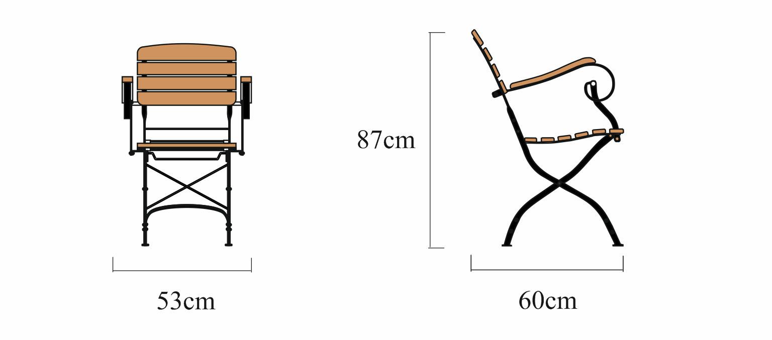 Holz Klappsessel Maja