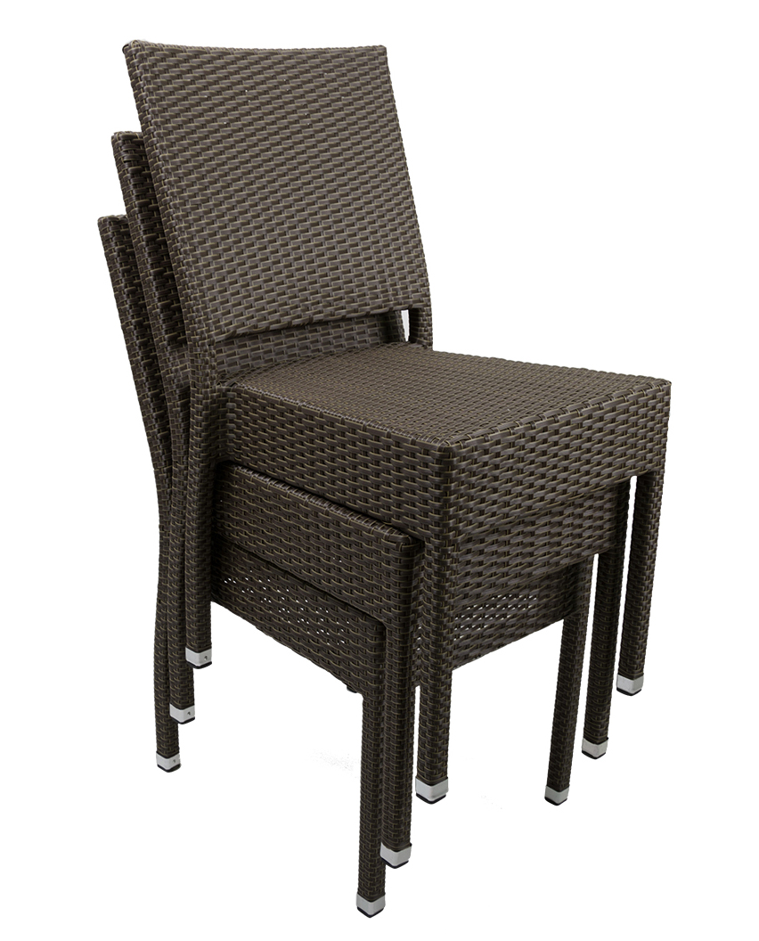 Alu-Rattan Stuhl MEZZA