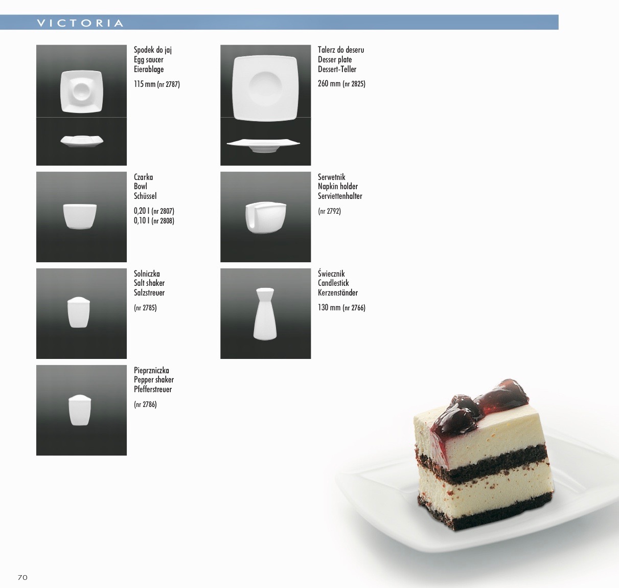 Porzellan Serie Victoria
