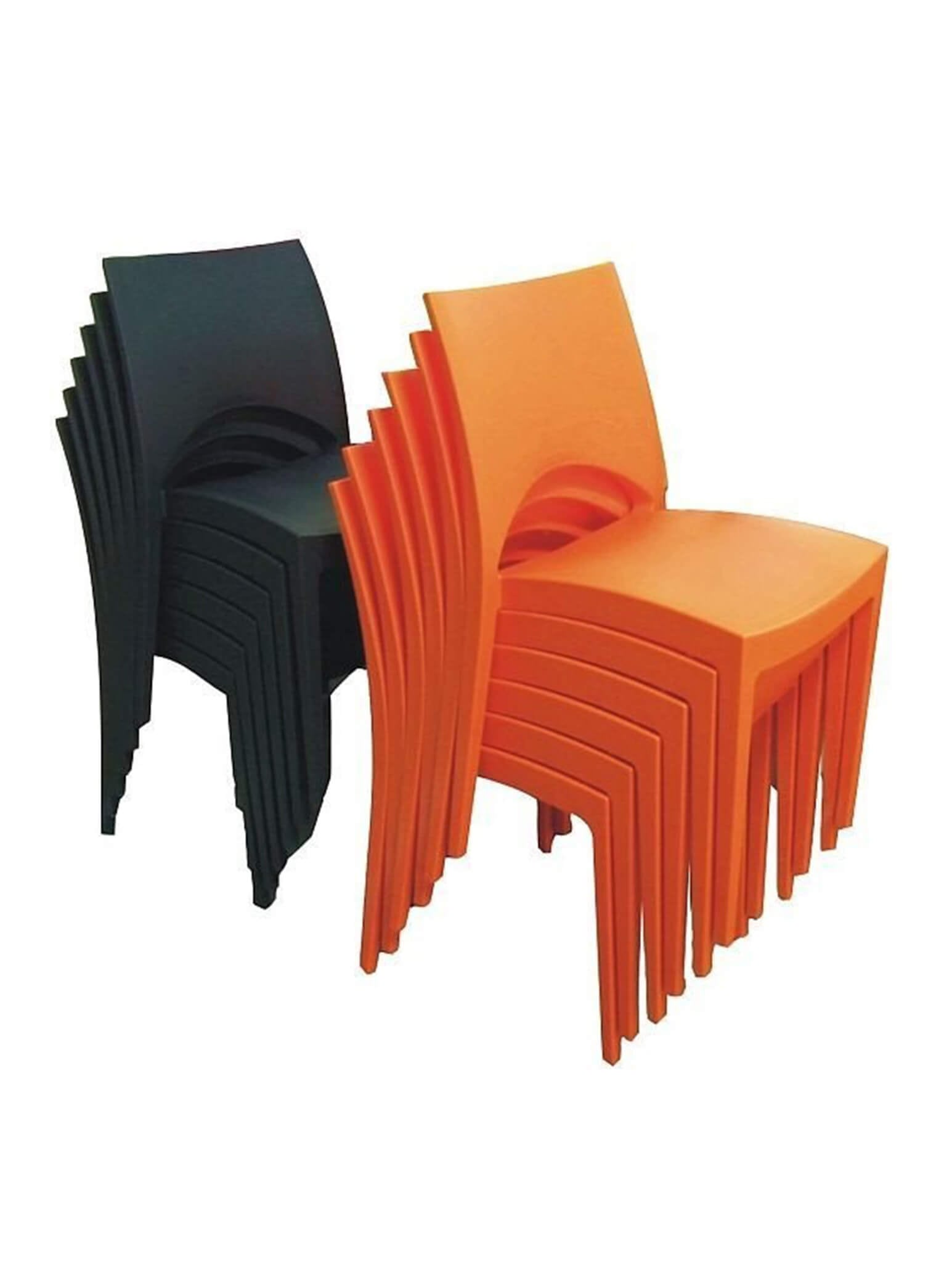 paris-gestapelt Outdoor Stuhl PARIS ohne Armlehnen