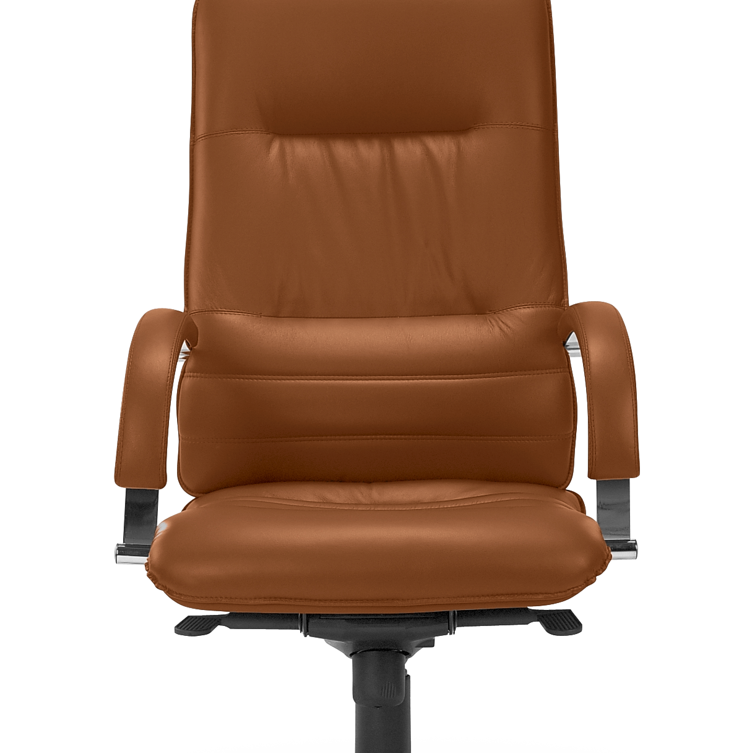 BÜRODREHSTUHL LINEA. CHEFSESSEL Echtleder in anthrazit