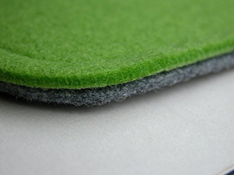 Eckiges Sitzkissen "doppelt" aus ECO-Filz 36 x 32 cm MIT Antirutsch Beschichtung