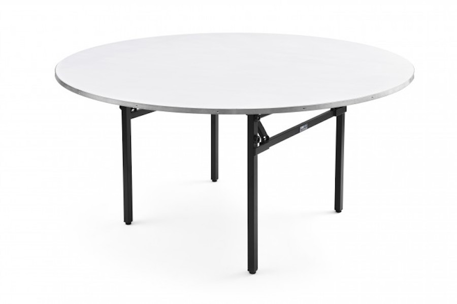 Tisch_mit_Molton Professioneller Catering Banketttisch D-180 cm