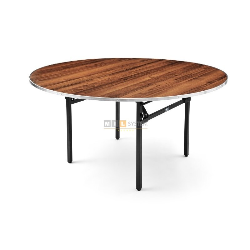 Konferenz- & Banketttisch klappbar RUND, Durchmesser 140x76 cm (DxH)