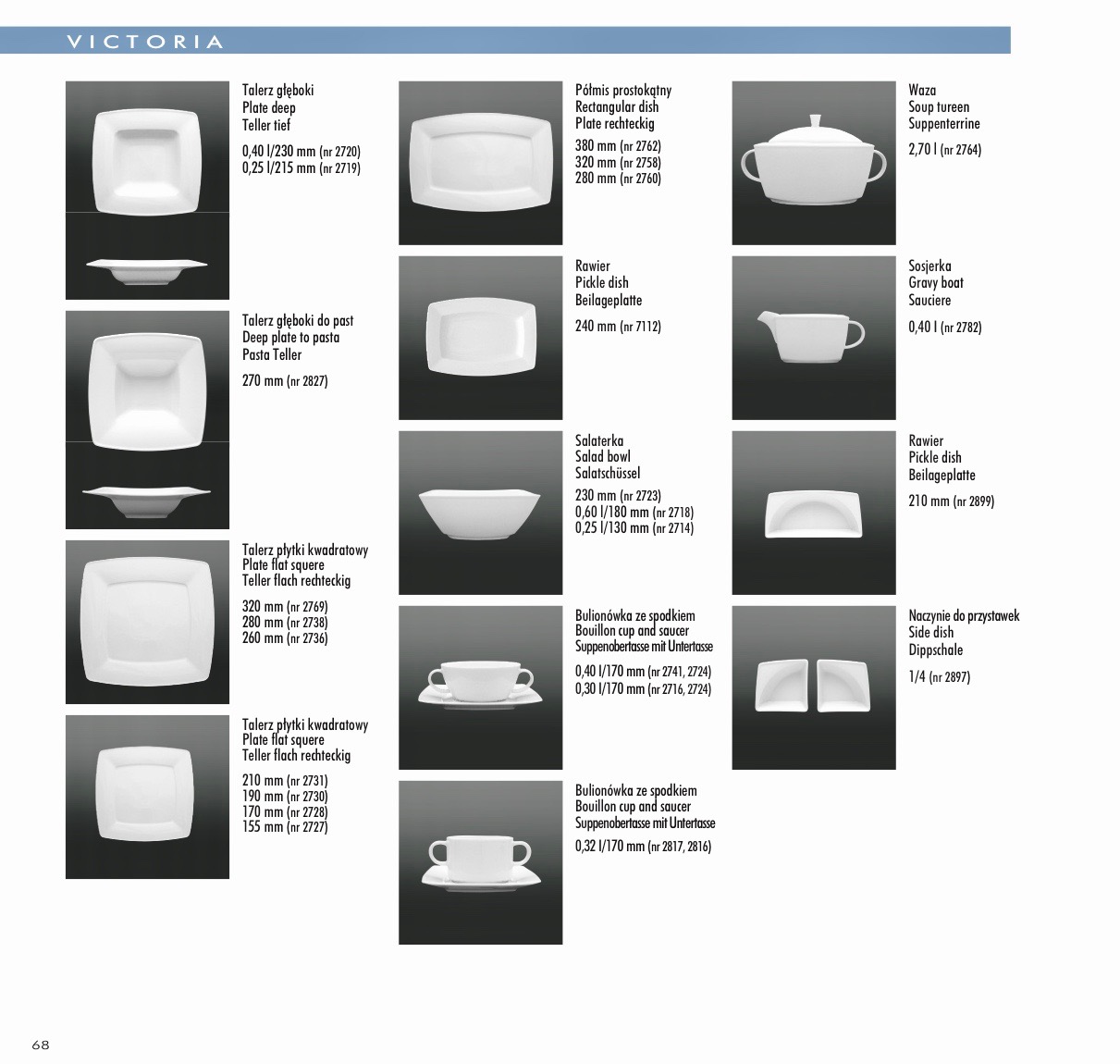 Porzellan Serie Victoria
