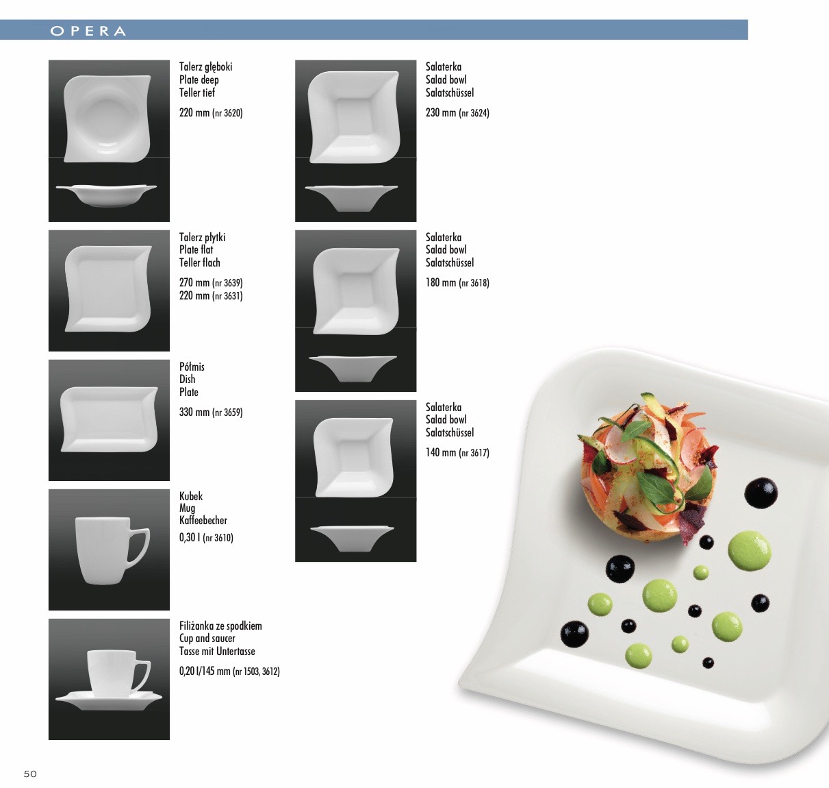 Porzellan-Serie Opera