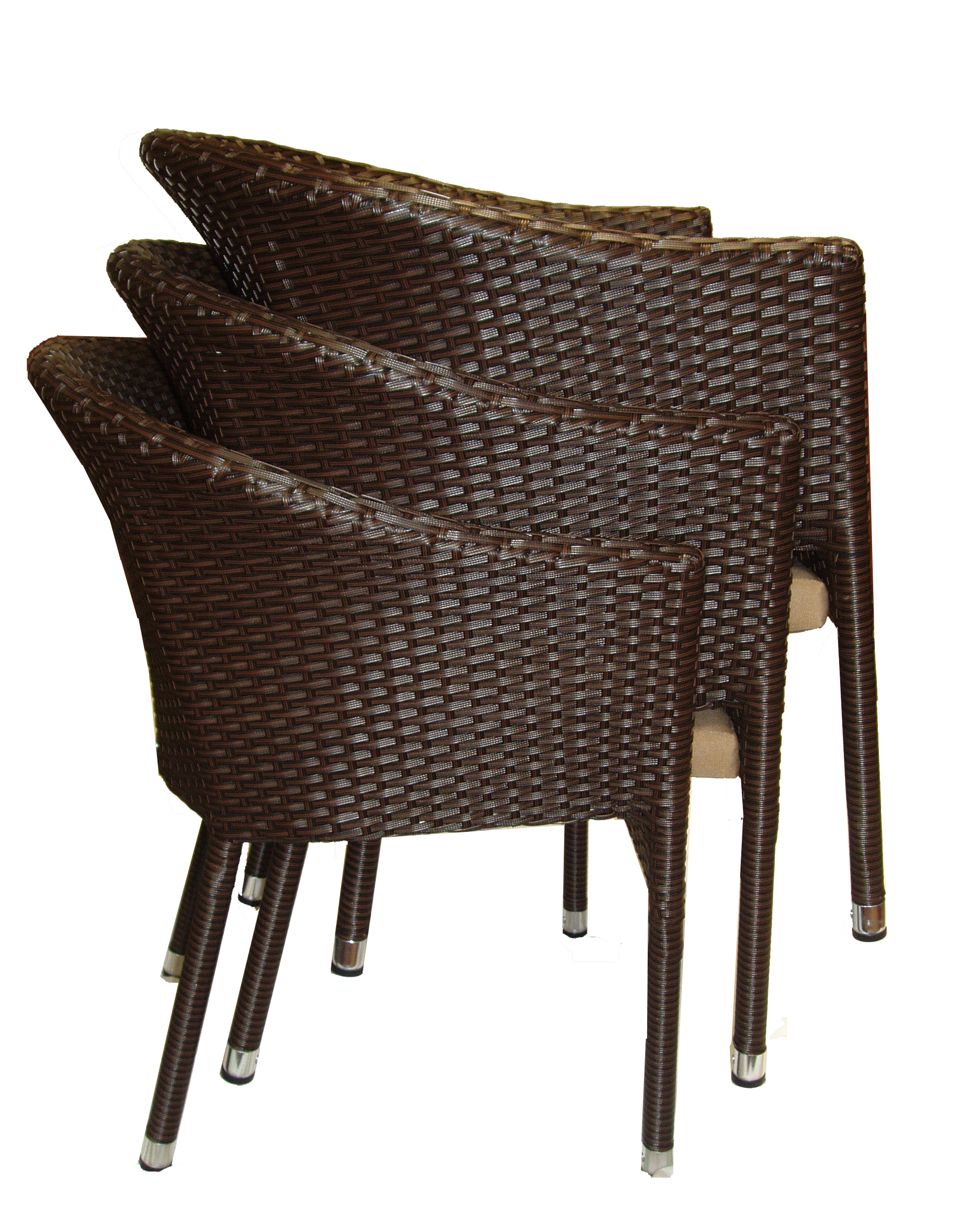 Alu-Rattan Sessel LAMA