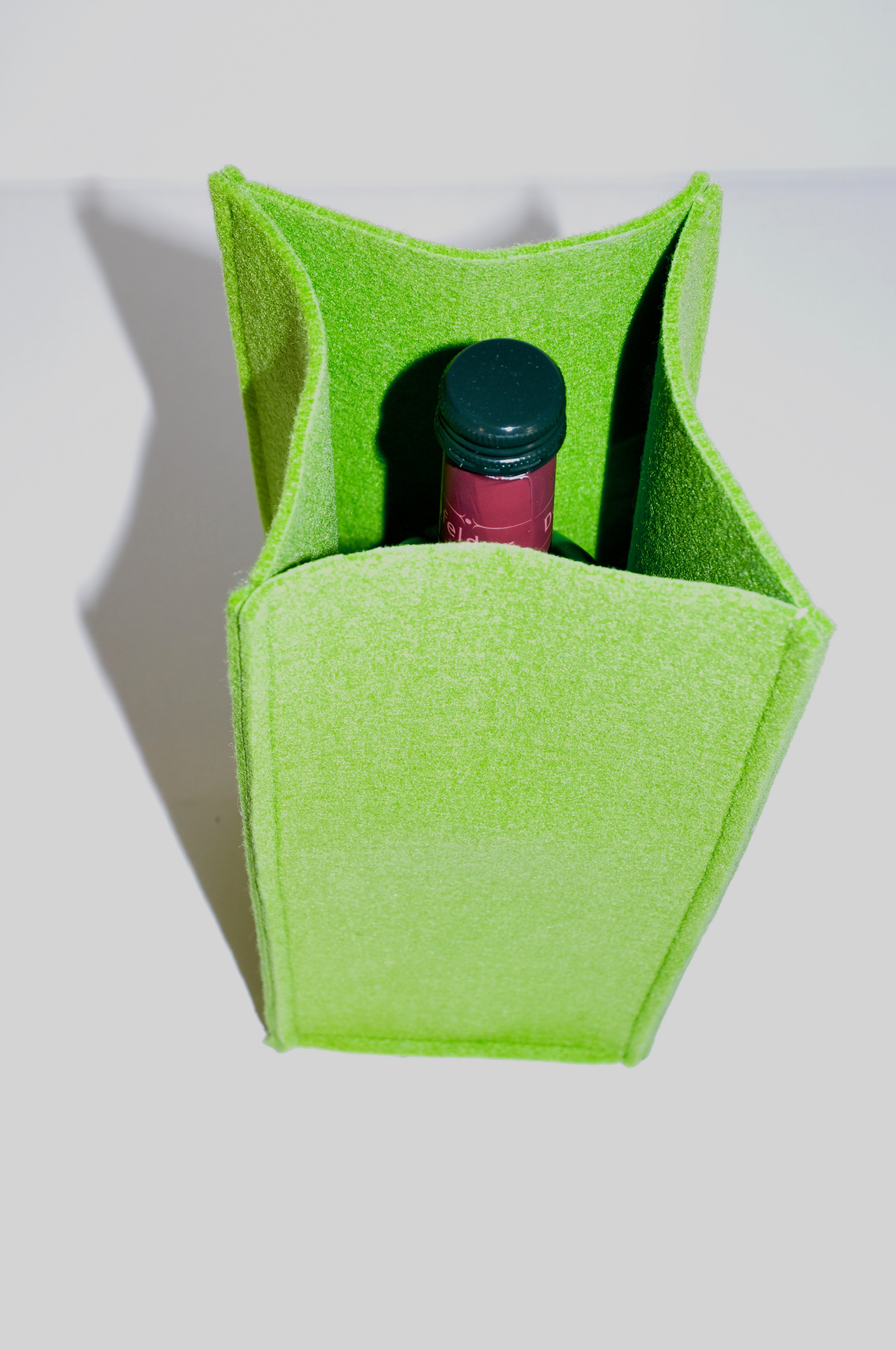 Wein Tasche Filz, 24x8x8 cm