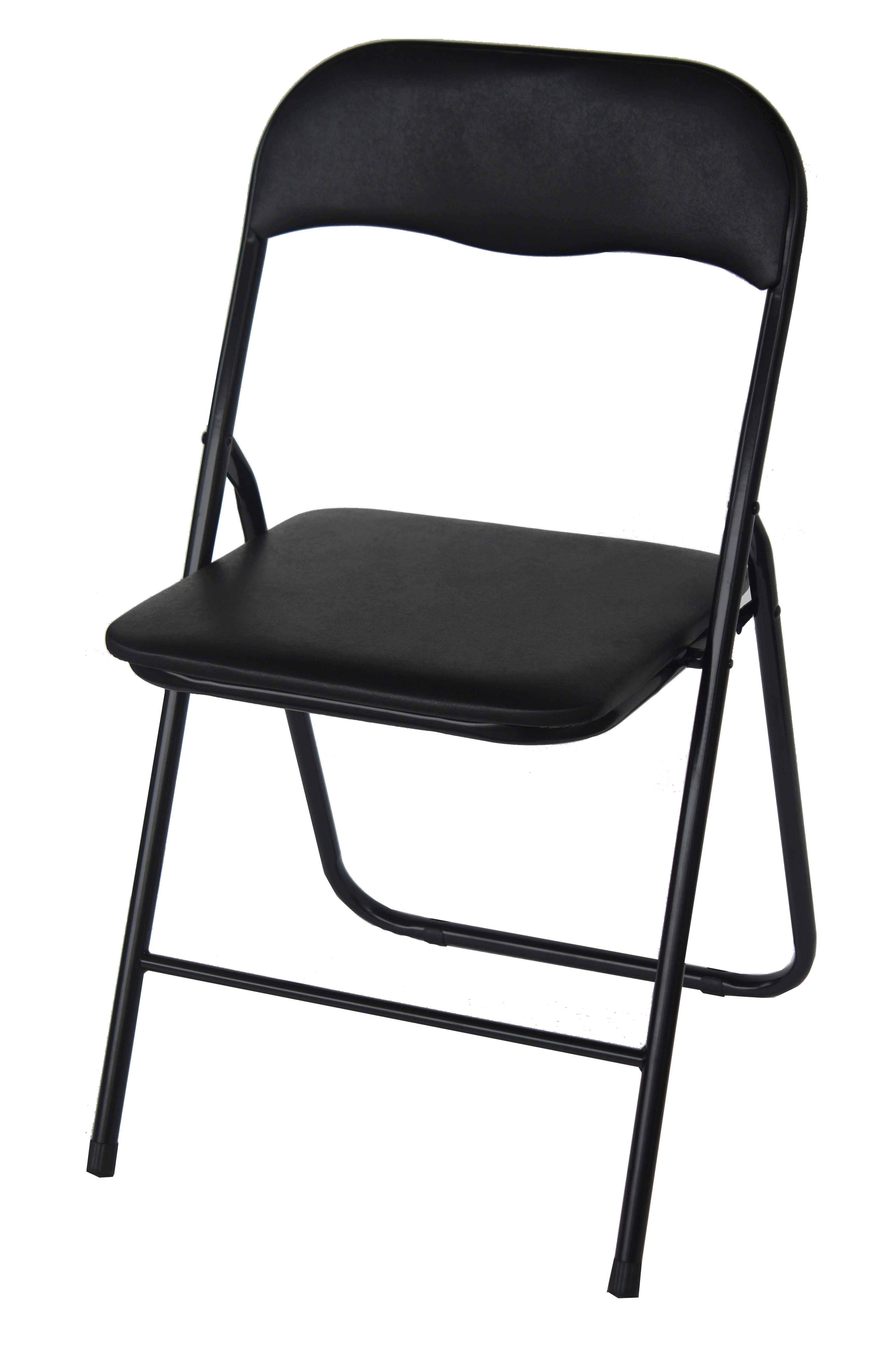 Gepolsterter Klappstuhl ROCO schwarz