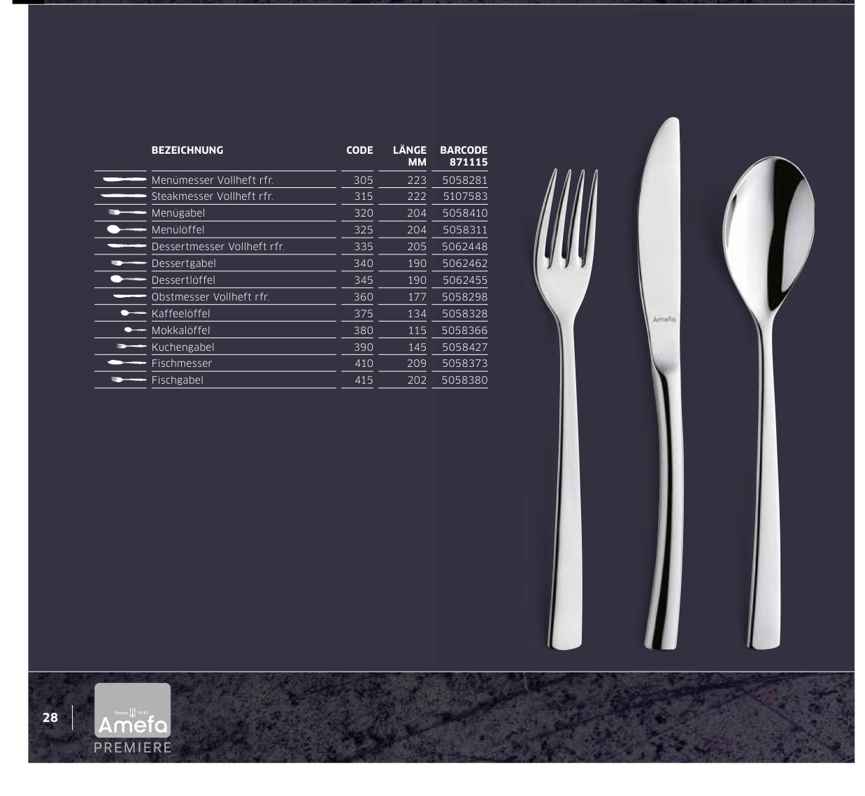 Amefa-Gastro-Katalog-2018_2019-pdf-verschoben-2 Hochwertiges Messersetz 18/10Aurora