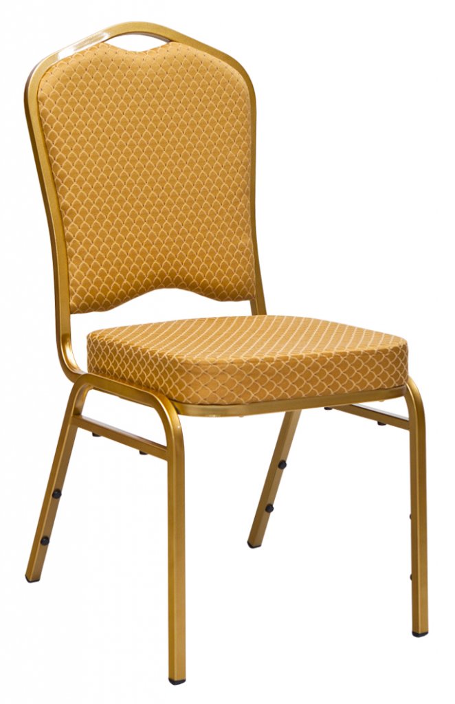 Bankett Stuhl T68123 gold/beige | Bankettmöbel | KaRomBerlin